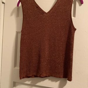 Sparkly Metallic Knit Top